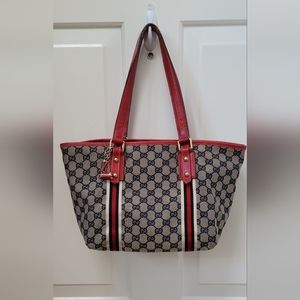 Gucci Shopper Tote Bag with Charms-very good condition